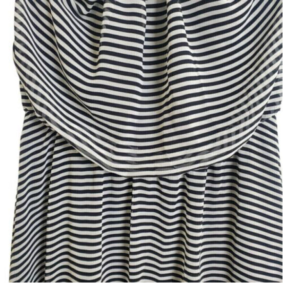 Isaac Mizrahi Halter Tie Chiffon Open Back Cinched Waist Dress - Picture 3 of 12